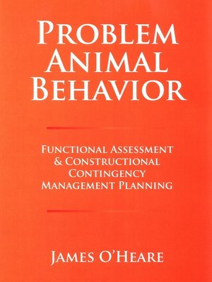 cover image of Problem Animal Behavior